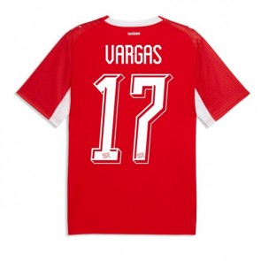 Schweiz Ruben Vargas #17 Hemmatröja VM 2026 Kortärmad